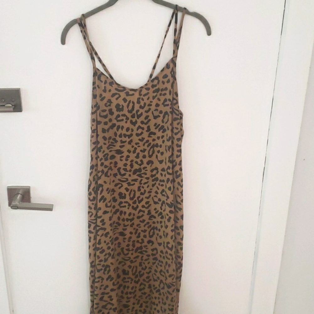 Aerie Sundress, Lounge Sun Dress  Casual Leopard Cheetah Print House Dress
